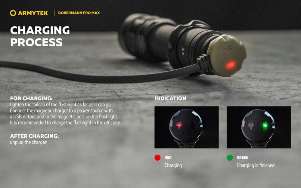 Amazon.co.jp: ARMYTEK Dobermann PRO MAX 3000ルーメン強力な